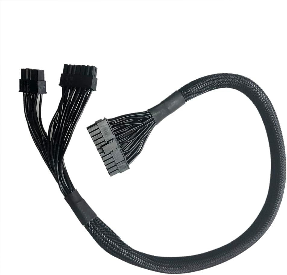 Netzkabel für Corsair RM1000 RM850 RM750 RM650 RM550 10pin and 14pin to 24pin ATX 60cm