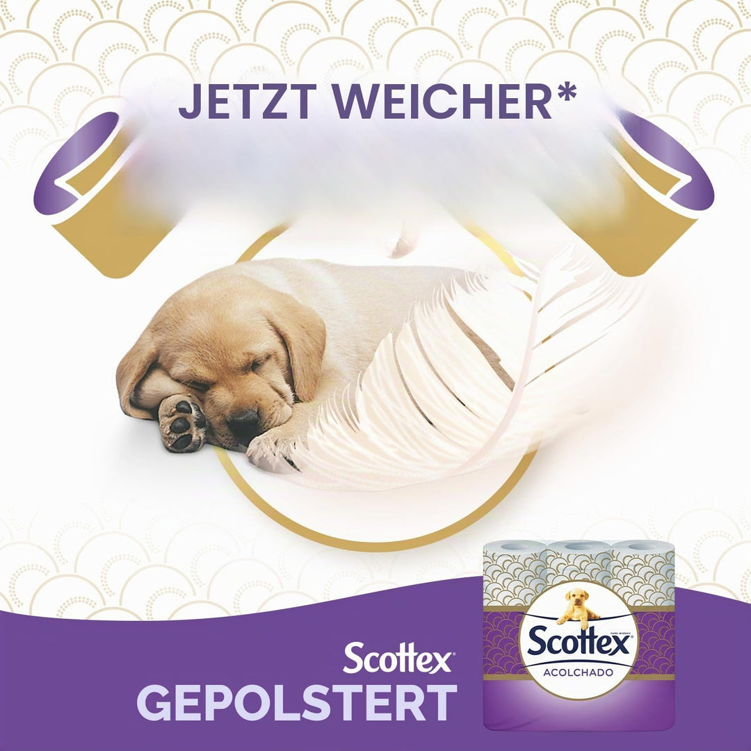 Scottex Gepolstertes Toilettenpapier - 63 Rollen 63 stück (1er Pack), 63 stück (1er Pack)