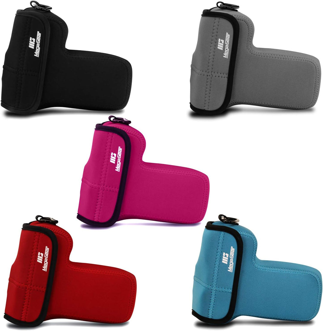 MegaGear MG1822 Ultraleichte Neopren-Kameratasche, kompatibel mit Nikon Z50 (50-250 mm), Schwarz, Sc