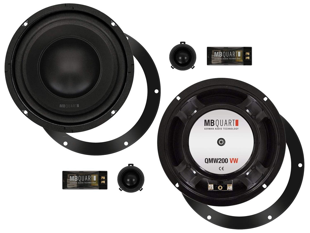 MEDIADOX 20cm/200mm Auto Front/Heck Lautsprecher/Boxen/Speaker Set von MB Quart (QM200VW) kompatibel