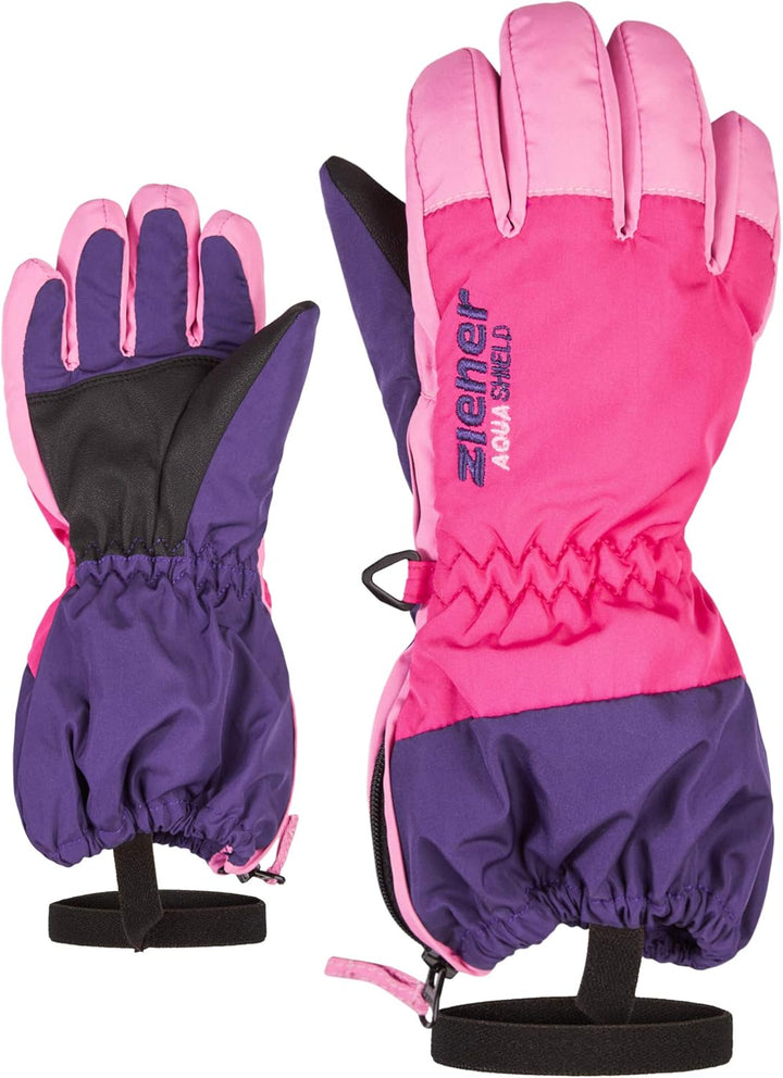 Ziener Baby LEVIO AS Minis glove Ski-Handschuhe/Wintersport | wasserdicht, atmungsaktiv, Dark Purple