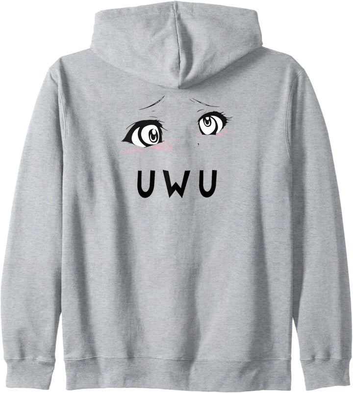 Uwu Aheghao Gesicht Kapuzenjacke
