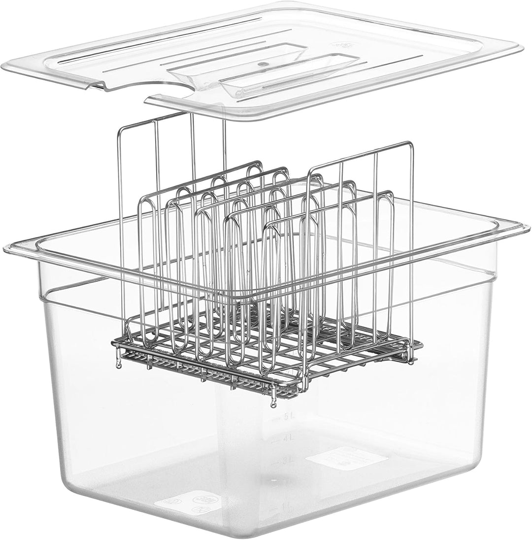 LIPAVI C10L-JOL Deckel für den LIPAVI C10 Sous-Vide Behälter, hergestellt für den ChefSteps Joule Ta