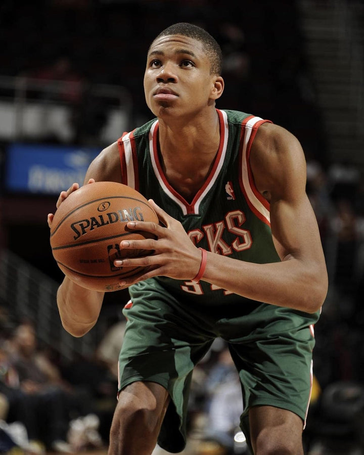 Mitchell & Ness NBA Milwaukee Bucks Giannis Anteokounmpo Road Trikot Herren S Grün, S Grün