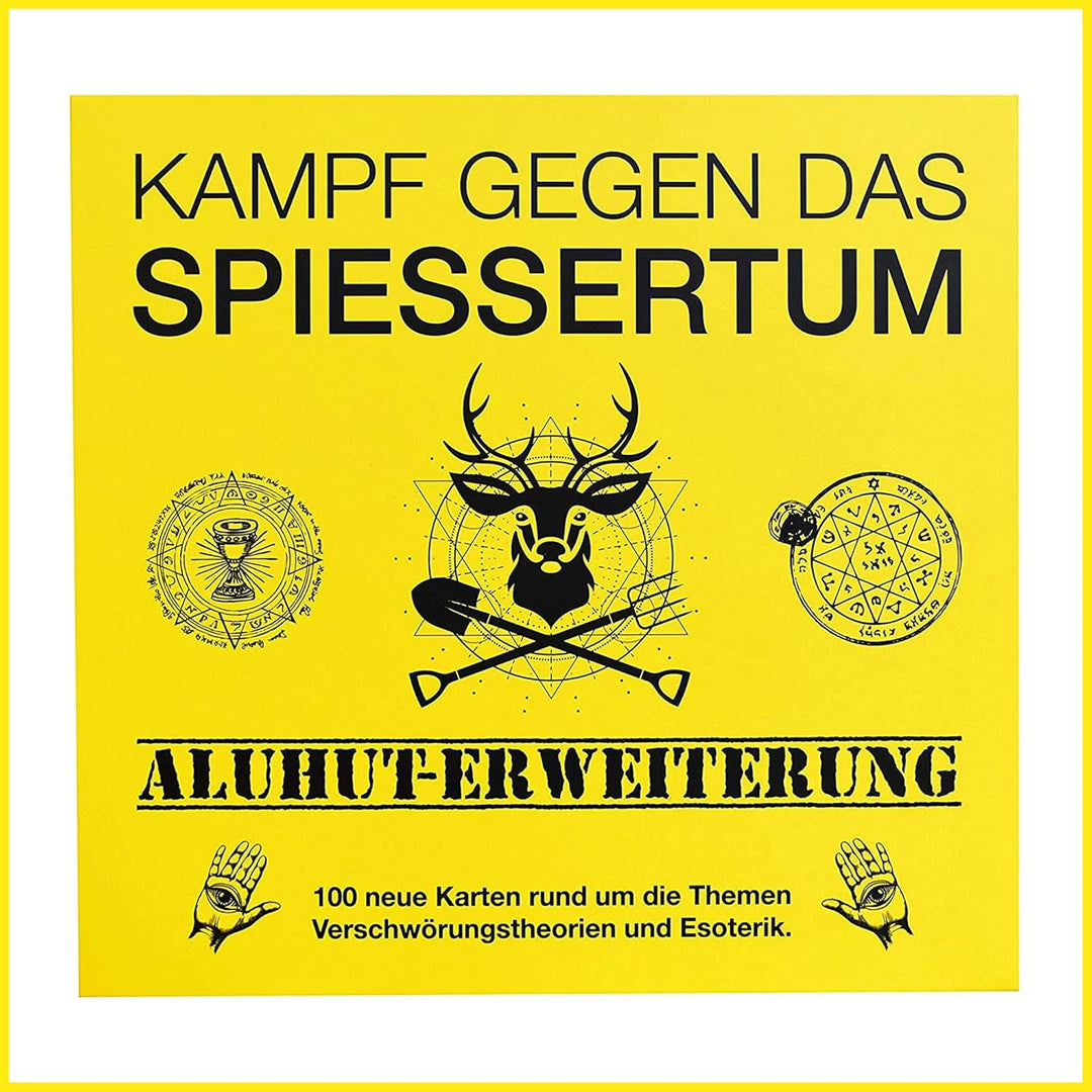 KAMPFHUMMEL Kampf gegen das Spiessertum - Aluhut Erweiterung mit 100 neuen Spielkarten. Die 2. Erwei