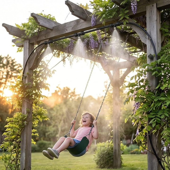 2026 Sprühnebel Terrasse für Den Aussenbereich, Sprühnebel Kühlung mit Wasserfilter, Wasservernebler