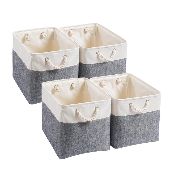 Mangata Aufbewahrungsbox, 33x38x33cm Aufbewahrungskorb Stoff, Box in Würfel für Schrank, Regal, und