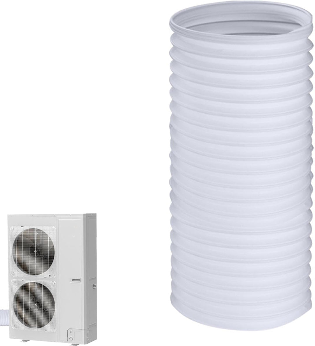 Abluftschlauch 150mm/130mm | Abluftschlauch Klimagerät Fenster | Klimaanlage Schlauch Abluftschlauch