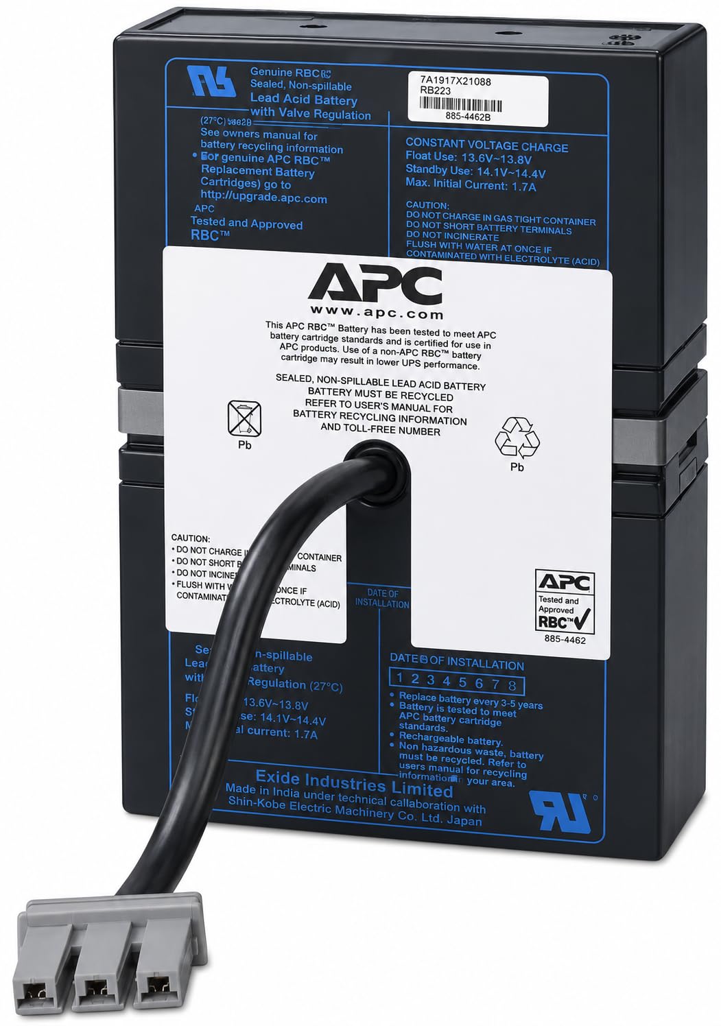 APC RBC33 - Ersatzbatterie für Unterbrechungsfreie Notstromversorgung (USV) von APC - passend für Mo