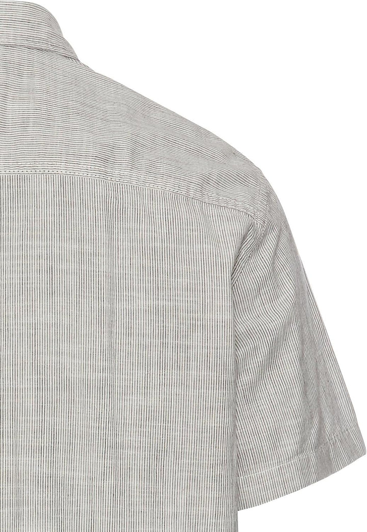camel active Herren Kurzarm Hemd aus Baumwolle M Beige, M Beige