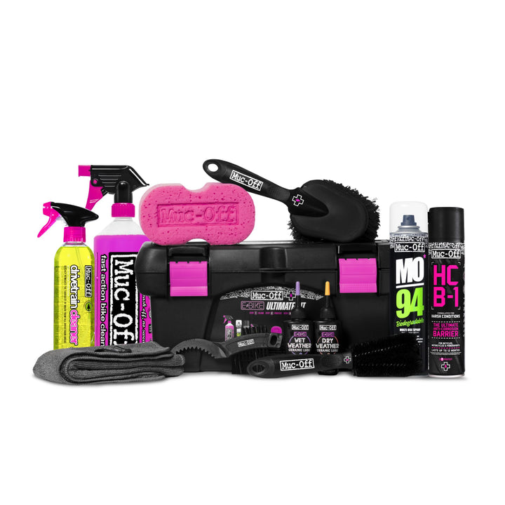 Muc-Off eBike Ultimate Kit – Must-Have-Set zum Reinigen, Schützen und Schmieren Ihres E-Bikes – inkl