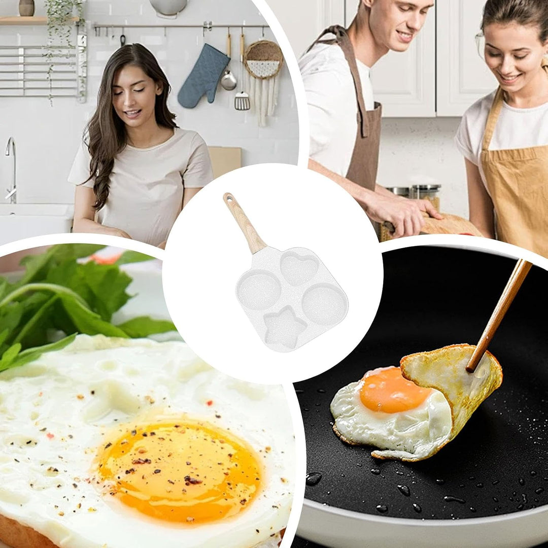 Multifunctional Egg Mold, Fried Egg Pan, Kitchen Breakfast Pan, Pancake Frying Pan, 18 cm, Nonstick