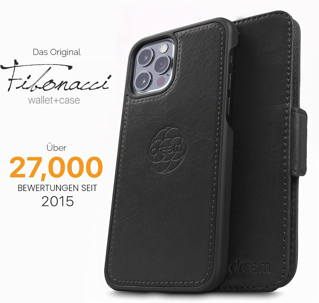 Dreem Fibonacci 2in1 Handyhülle Flipcase für iPhone 12 Pro Max | Magnetisches iPhone Case | TPU Etui