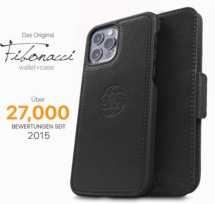 Dreem Fibonacci 2in1 Handyhülle Flipcase für iPhone 12 Pro Max | Magnetisches iPhone Case | TPU Etui