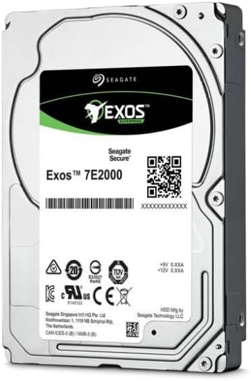 Seagate Enterprise Capacity 1TB HDD 512Native 7200rpm 128MB chache 6,4cm 2,5Zoll SATA 6Gb/s BLK