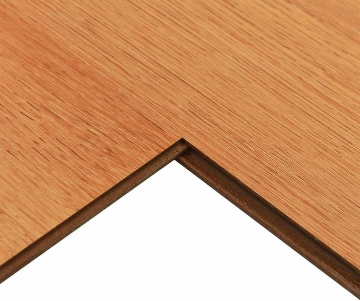 Laminatboden 15 pcs Beige aus Holzwerkstoff 101 x 20 x 0,8 cm, realistische Holzoptik, Klicksystem o