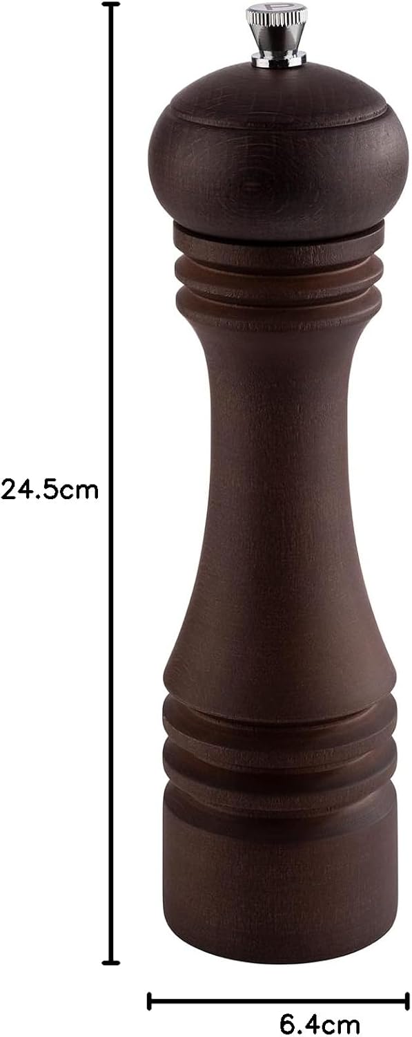 APS 40577 Salzmühle aus Buchenholz, Keramikmahlwerk, Ø 6 cm, Höhe 23 cm Ø 6 x H 23 cm Salzmühle Buch