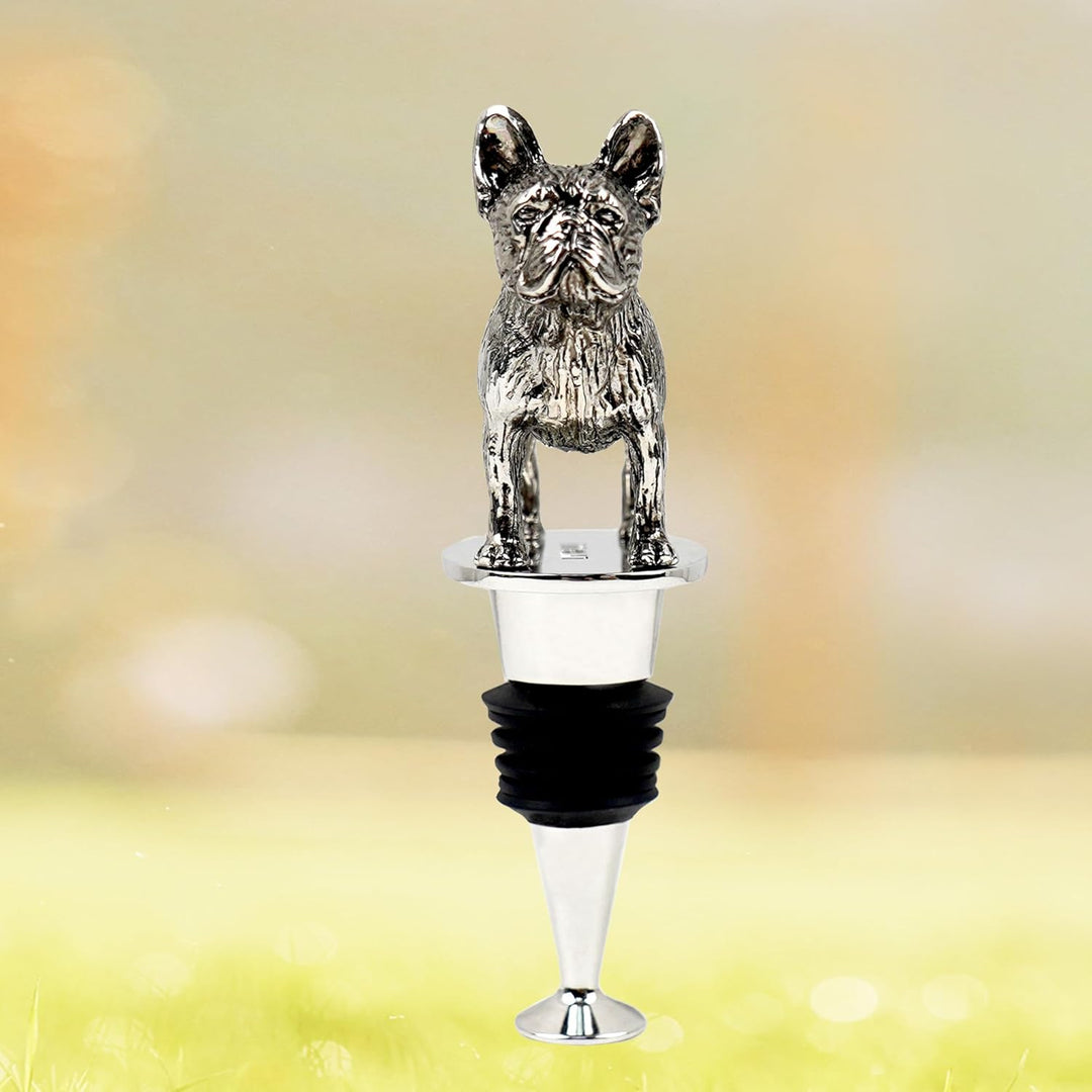 Französischer Franzose Bulldog Hundeform Weinflaschenverschluss Champagner Cava Prosecco funkelnde G