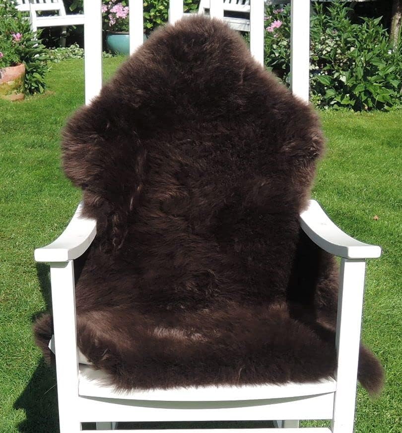 Premium Lammfell Schaffell von LANABEST. Echtes Fell mit ganz zarter Wolle. Kuschelfell, geruchsarm,
