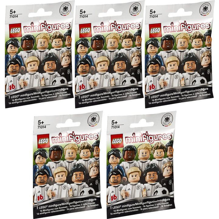 Lego® Minifigures 71014 - Deutsche Nationalmannschaft - Set aus 5 Überraschungs-Tüten (Inhalt zufäll