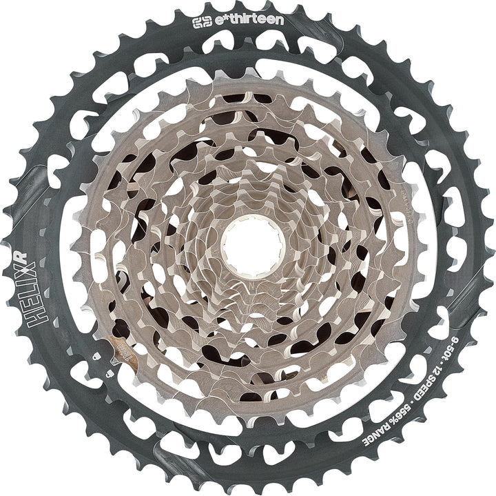 Helix Race Kassette – 9–50 Zähne – 12 V – Nickelgrau