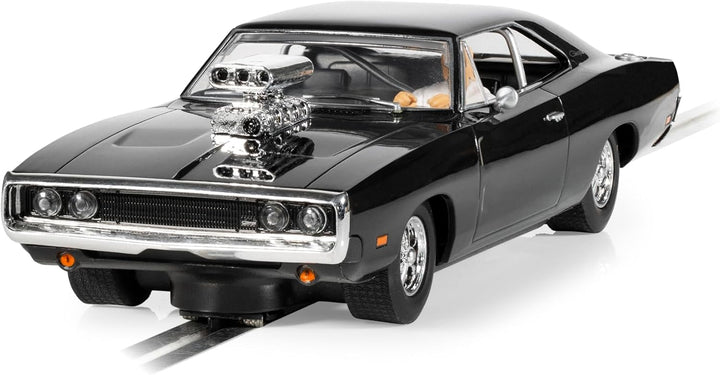 Scalextric C4573 The Fast and The Furious - Dodge Charger - Dom Toretto Slotcar, Schwarz