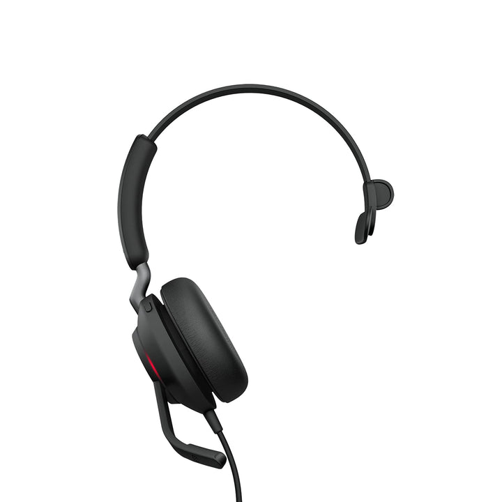 Jabra Evolve2 40 SE - Mono-Headset mit verlängertem USB-C-Kabel, Geräuschunterdrückung und 3-Mikrofo