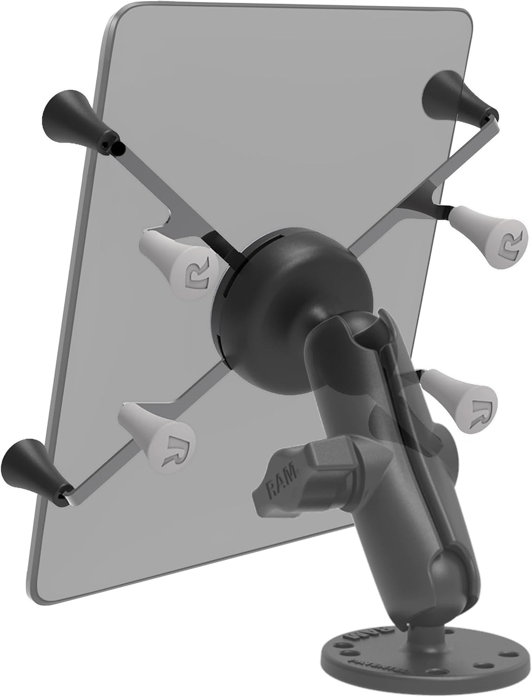 RAM MOUNTS X-Grip Universal-Halterung für 17,8 cm - 20,3 cm Tablets mit Ball Single, Single
