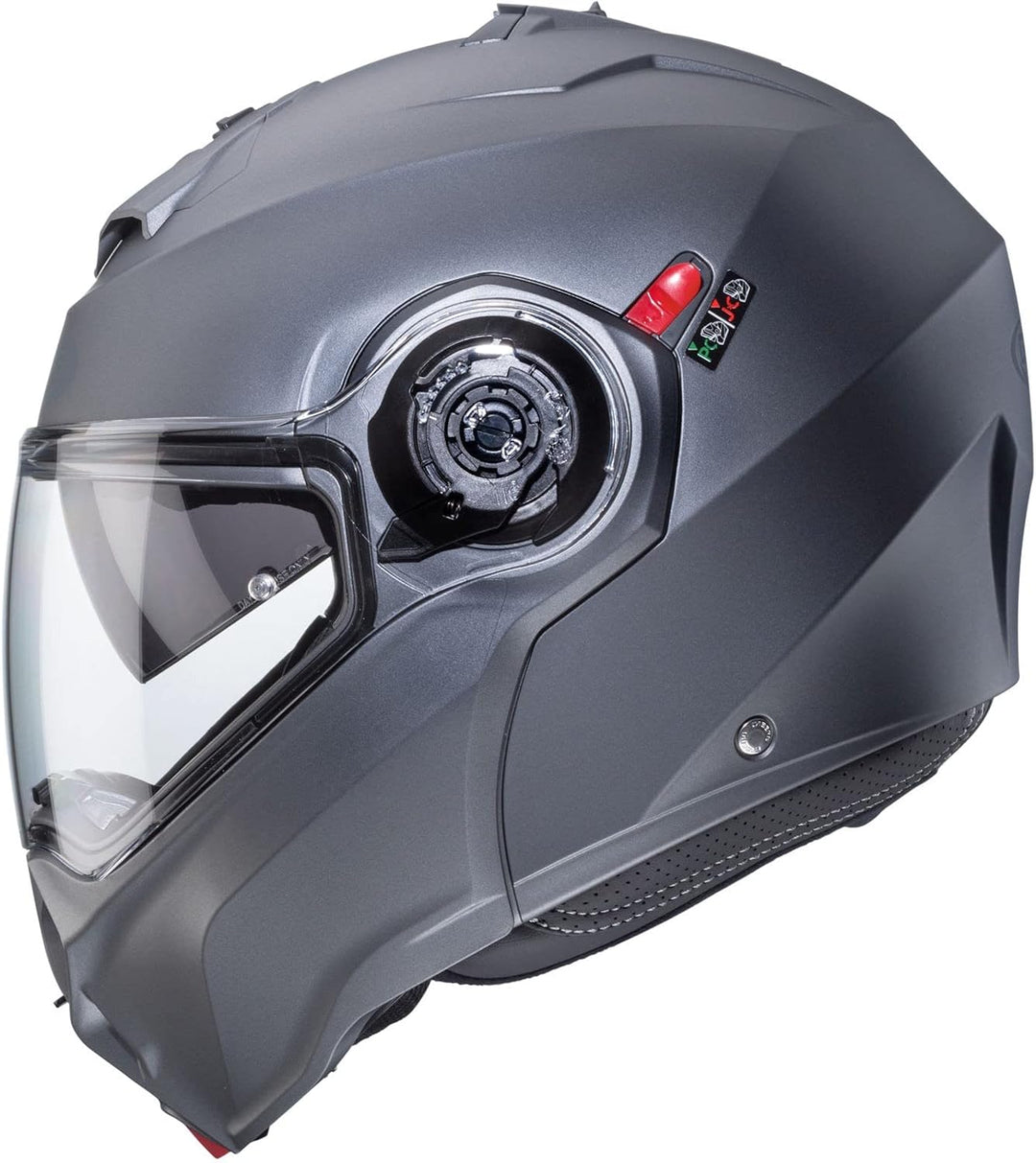 Caberg Klapphelm Duke EVO matt Gun Sonnenblende P/J inklusive Pinlock ECE 22.06 XL 61/62, XL 61/62