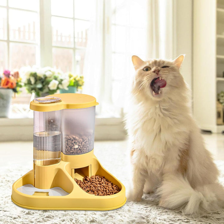 Automatische Futterspender für Hunde, 2-in-1, automatisches Futter- und Wasserspender-Set, grosse Öf