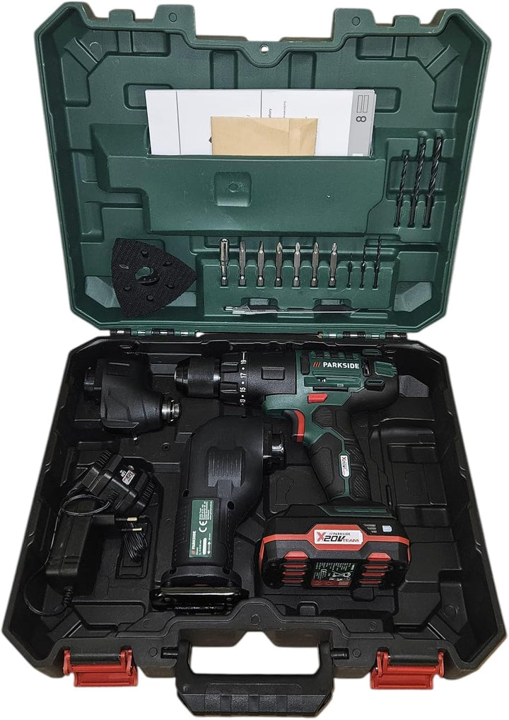 Multifunktionswerkzeug 4 in 1 Bohrmaschine/Säbelsäge/Schleifmaschine/Multifunktions SS kabellos Park