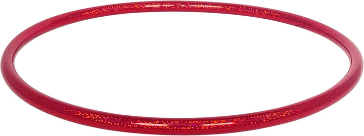 Hoopomania Kinder Hula Hoop Reifen, Hologramm Muster, Ø60/70/80cm Ø80cm Rot, Ø80cm Rot