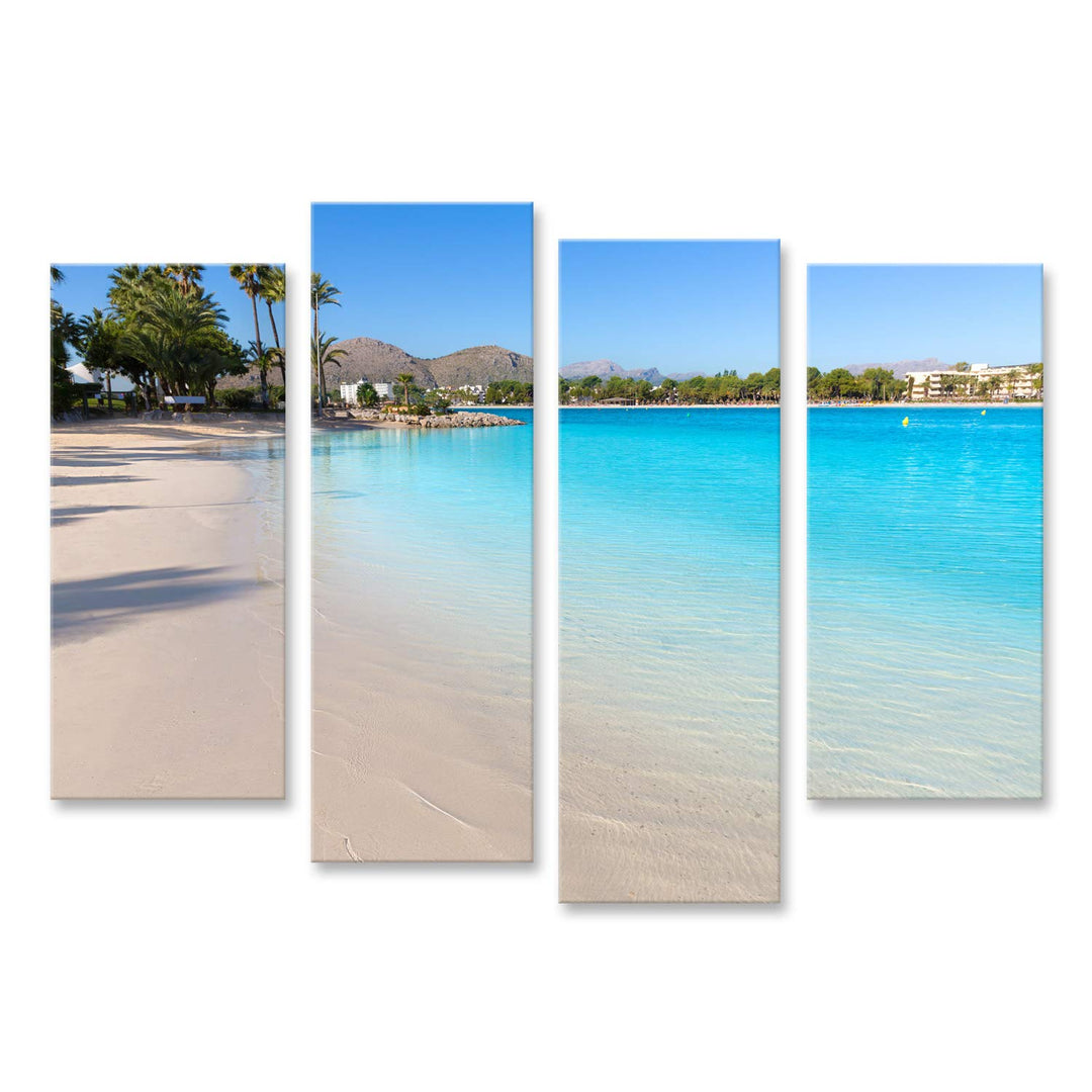 islandburner Bild auf Leinwand Platja De Alcudia Strand Mallorca Balearische Inseln Spanien Bilder W