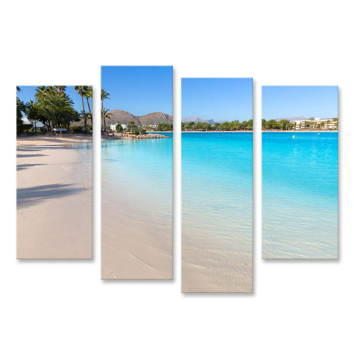 islandburner Bild auf Leinwand Platja De Alcudia Strand Mallorca Balearische Inseln Spanien Bilder W
