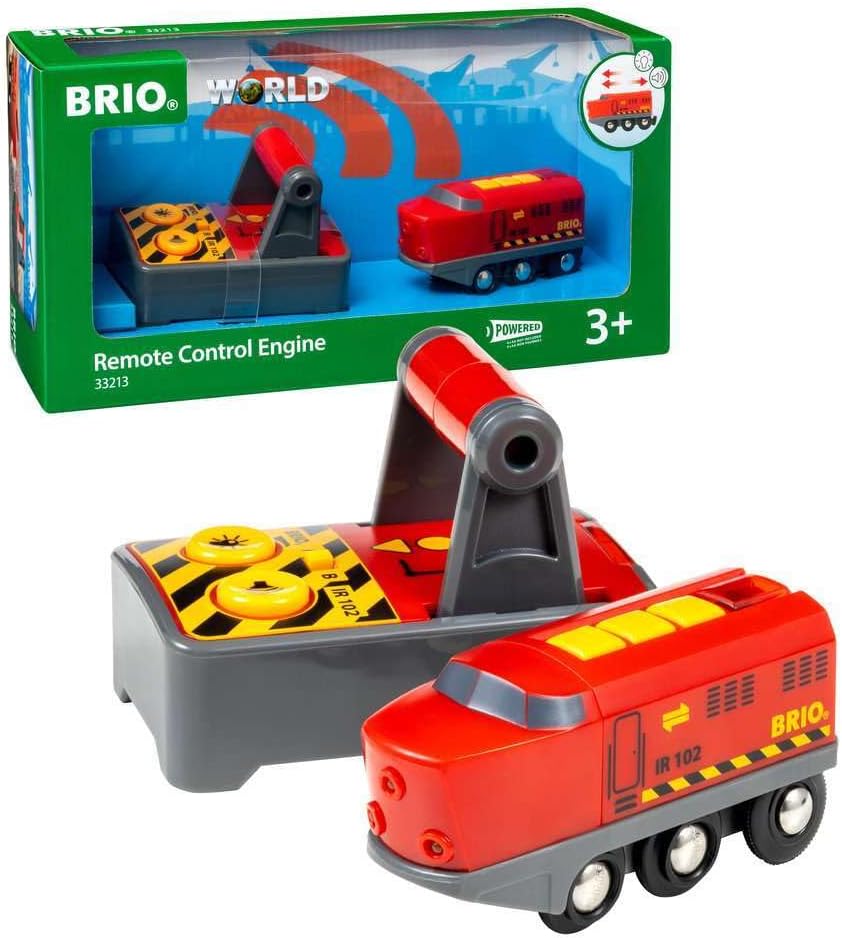 BRIO World 33213 IR-Frachtlok Elektrische Lokomotive mit Fernsteuerung - Zubehör World - Kleinkindsp