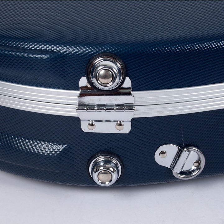 Crossrock CRA860MFBL ABS-Hartschalenkoffer für Mandoline, mit Rucksackriemen, Blau ABS Molded(F-Styl