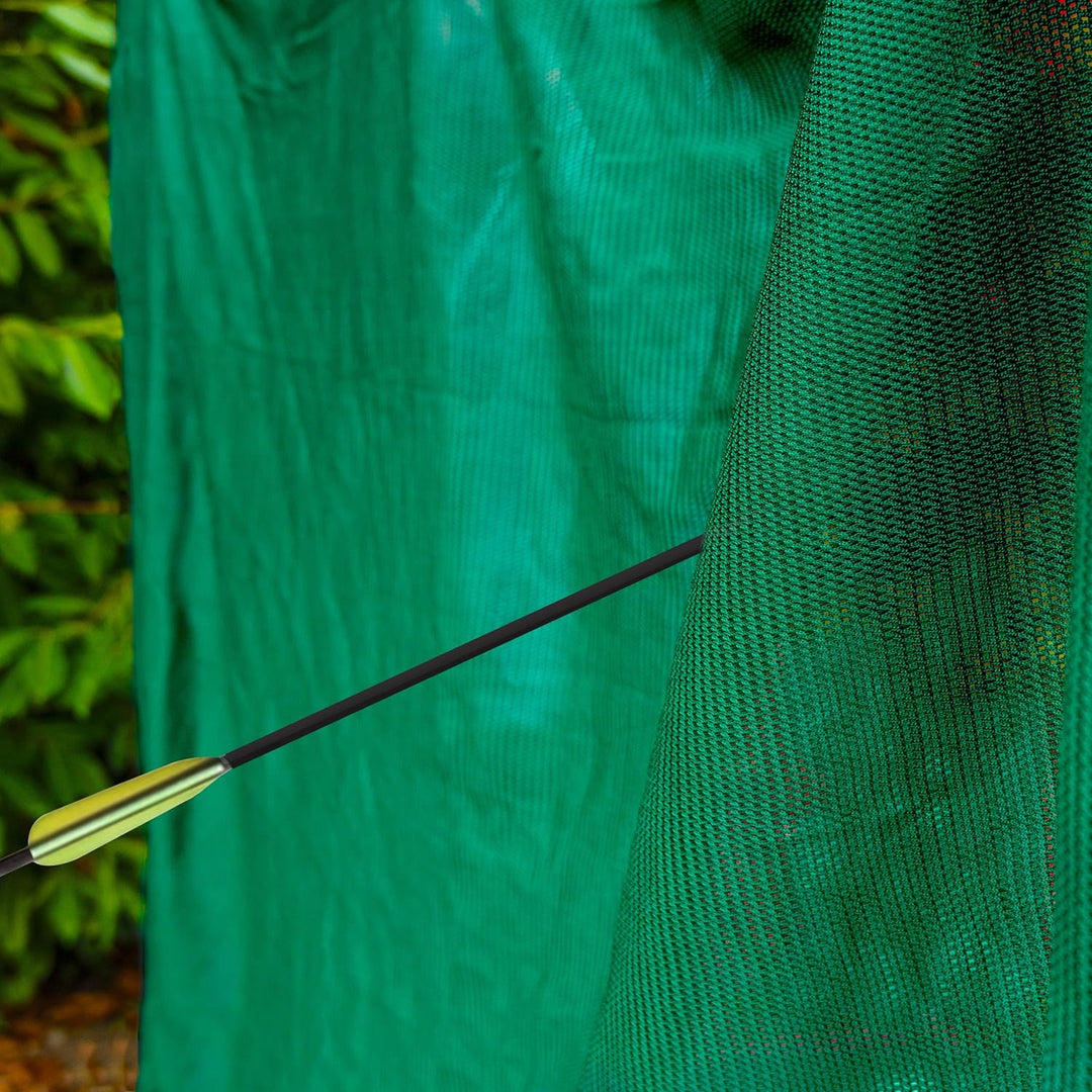 FORZA Hochwertige Pfeilfangnetze in Grün oder Weiss und in 6 Grössen erhältlich (Grün, 3m x 1,8m)