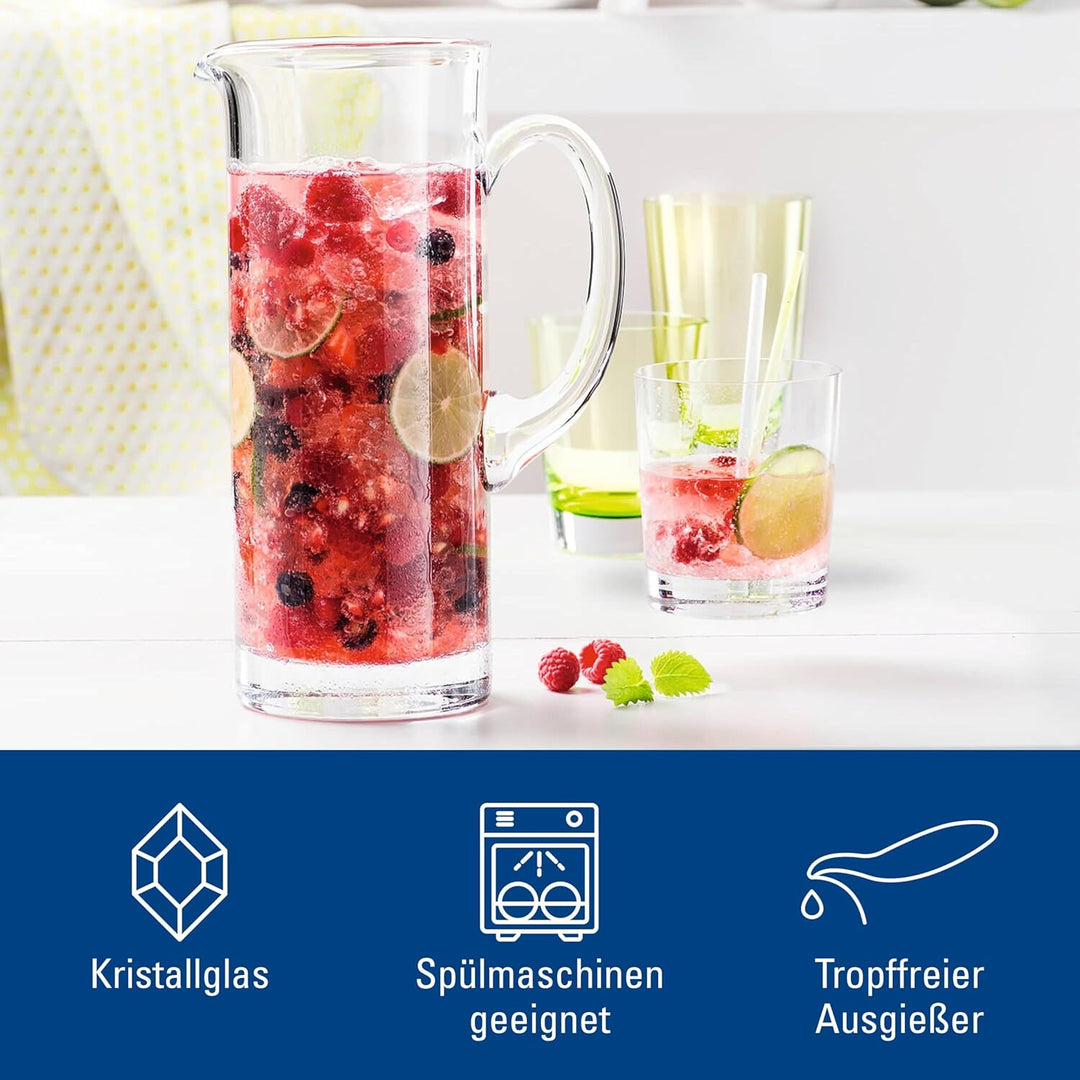 Villeroy und Boch Entrée Krug, 1,5 L, Kristallglas, Klar