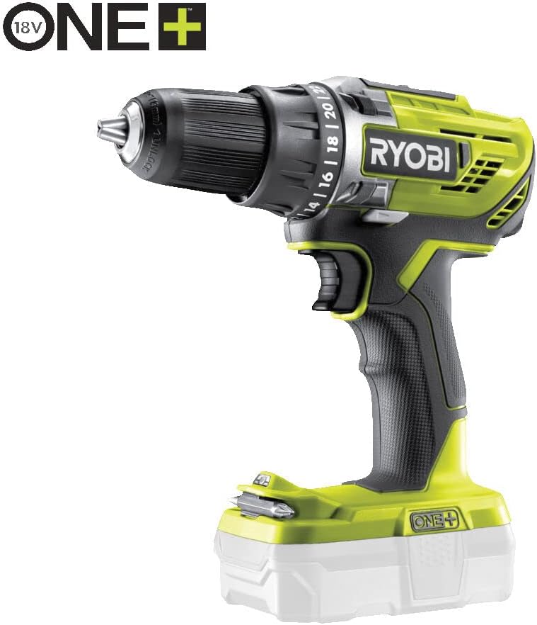 RYOBI - Duo ONE+ 18 V: Bohrschrauber + Schlagschrauber - Lieferung in Tragetasche mit 2 Akkus 2,0 Ah