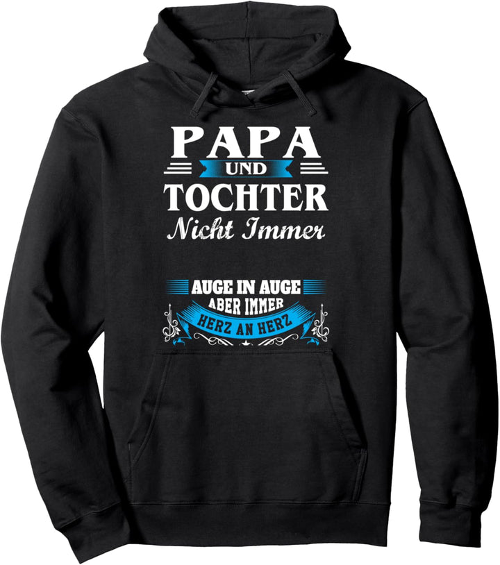 Papa und Tochter Partnerlook Spruch Vater Vatertag Pullover Hoodie