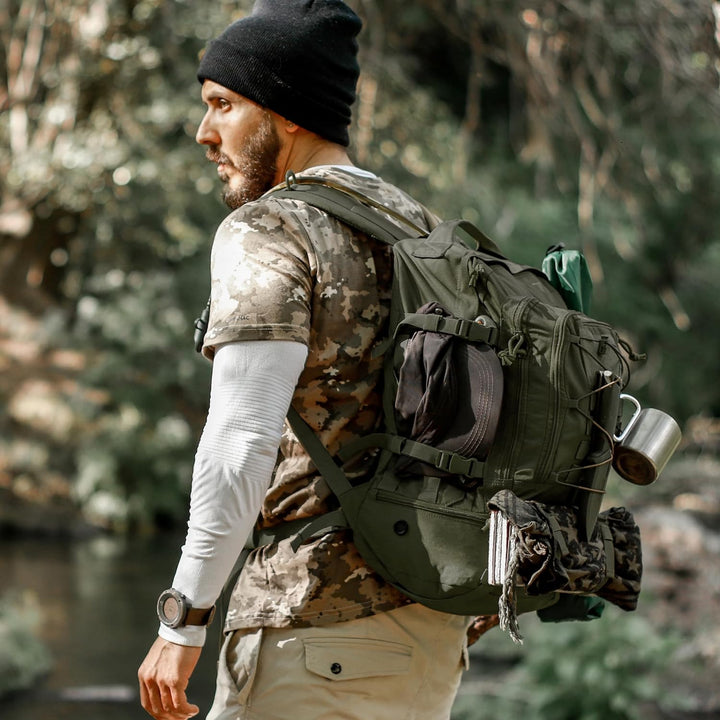 Mardingtop 28L Rucksack Taktischer Rucksack Wanderrucksack Trekkingrucksack Angelrucksack für Surviv