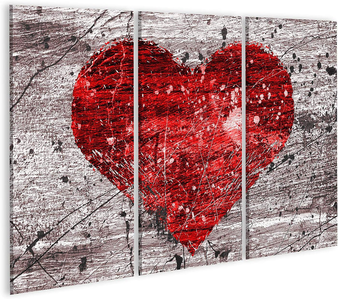 islandburner Bild auf Leinwand Grunge Hintergrund Mit Abstraktem Herz Bilder Wandbilder Poster Leinw