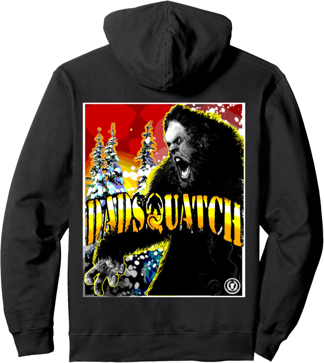 Dadsquatch Bigfoot Dad Sasquatch Father's Day Funny Gift Pullover Hoodie