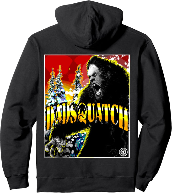 Dadsquatch Bigfoot Dad Sasquatch Father's Day Funny Gift Pullover Hoodie