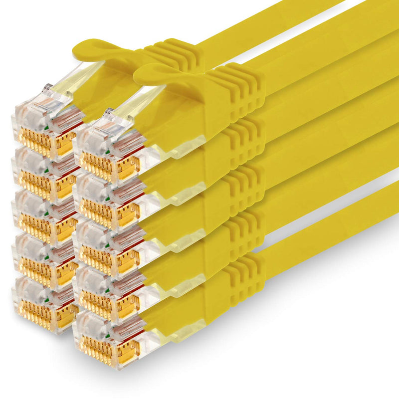 1CONN - 10m Netzwerkkabel, Ethernet, Lan & Patchkabel für maximale Internet Geschwindigkeit & verbin