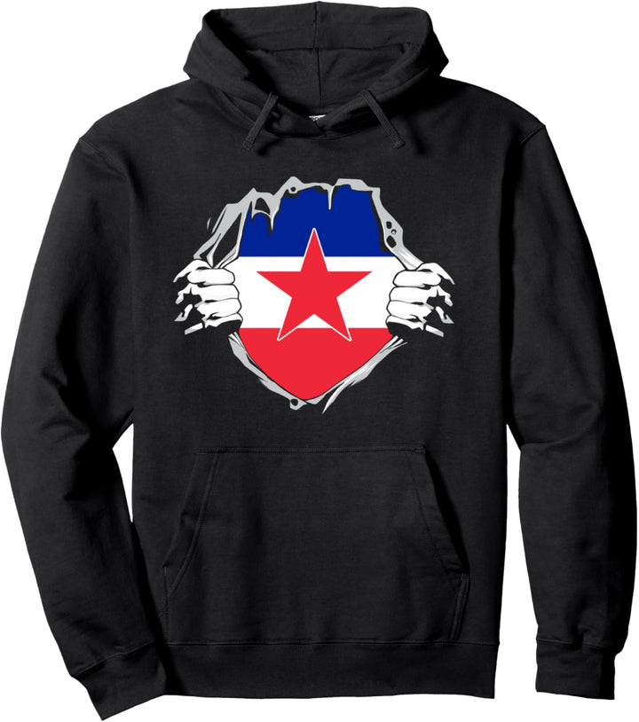 Born in Yugoslavia - Lustiges Jugoslawien Balkan Geschenk Pullover Hoodie