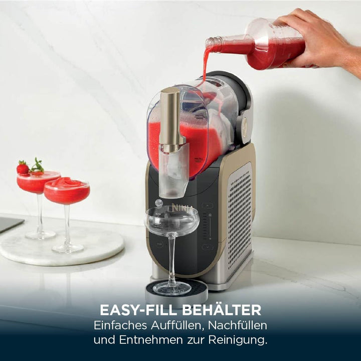 Ninja SLUSHi Maschine für Slush, Eis-Cocktails, Frappé, Milchshakes & gefrorenen Saft, ohne Eis oder