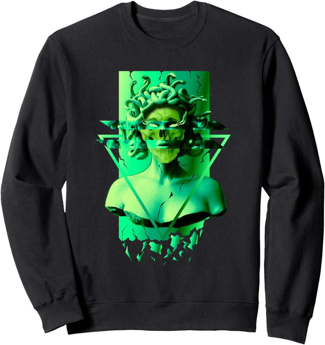 Medusa Snake - Sad Aesthetic Edgy Streetwear Sweatshirt