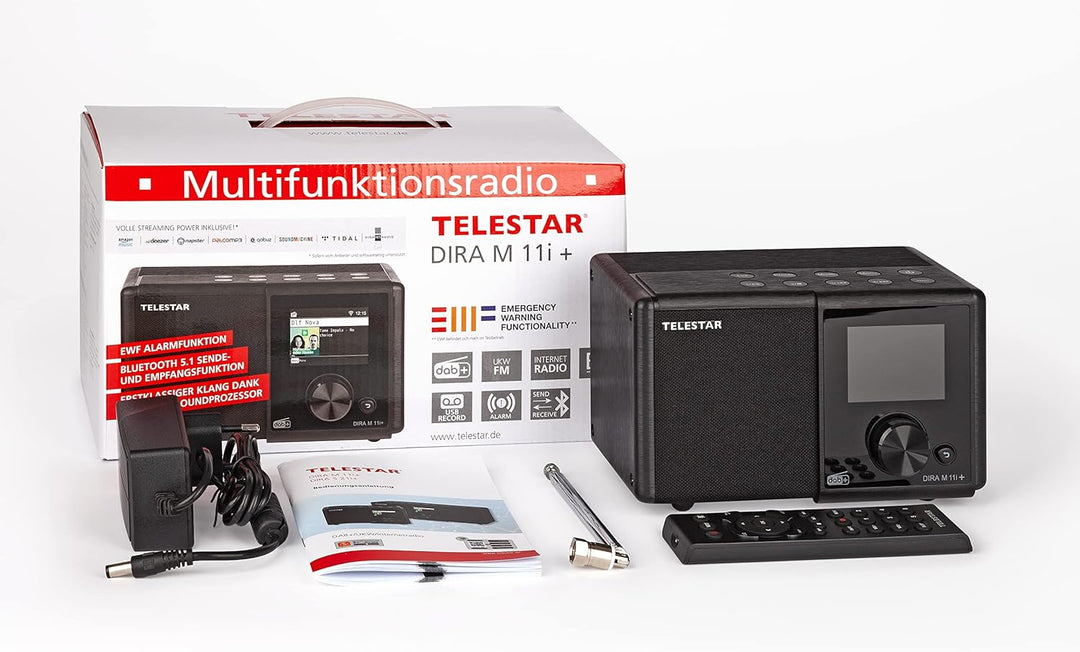 Telestar DIRA M 11i + - DAB+ Digitalradio & Internetradio (UKW/FM/DAB/DAB+ / Internet, WLAN, Mono Ra
