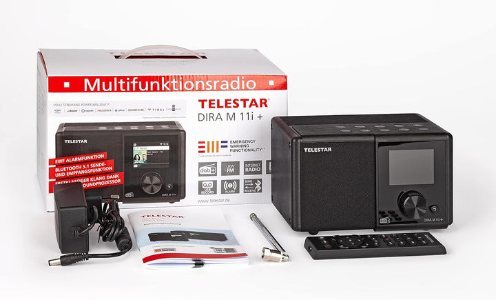 Telestar DIRA M 11i + - DAB+ Digitalradio & Internetradio (UKW/FM/DAB/DAB+ / Internet, WLAN, Mono Ra